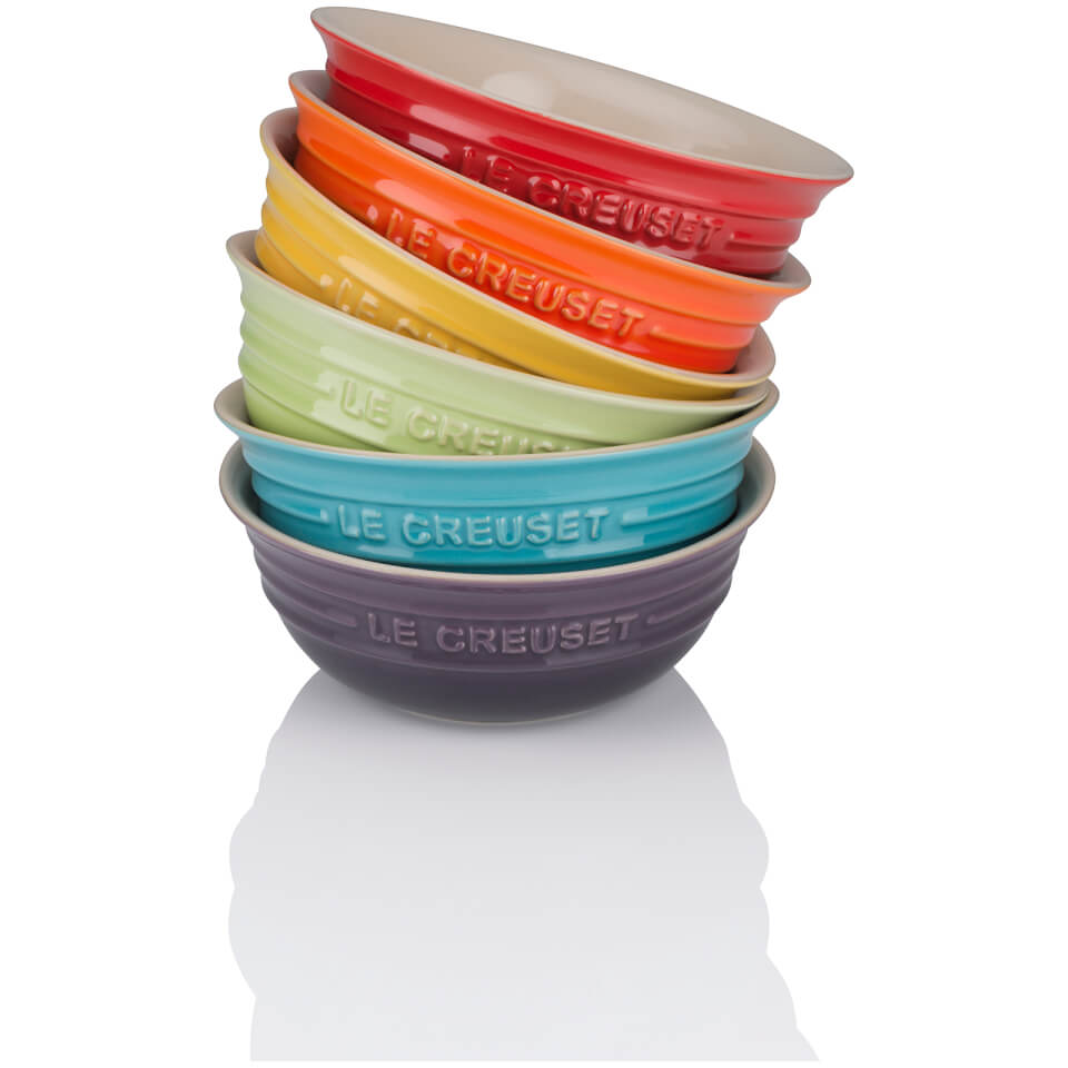 Le Creuset Stoneware Rainbow Bowls (Set of 6) Homeware