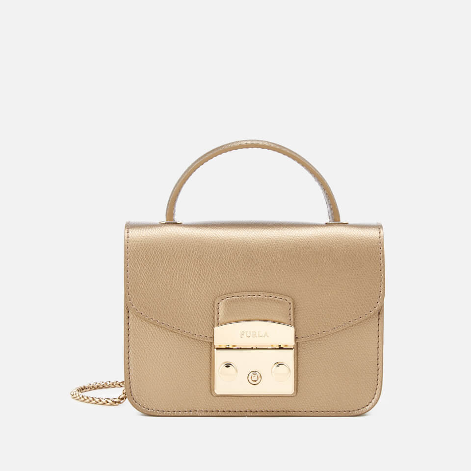 furla s metropolis mini top handle bag bronze furla s metropolis mini top handle bag bronze