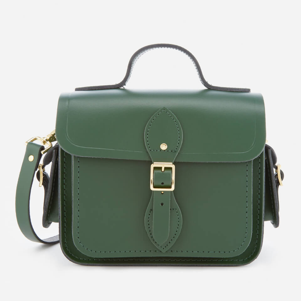 The Cambridge Satchel Company Women&#39;s Traveller Bag with Side Pockets - Racing Green