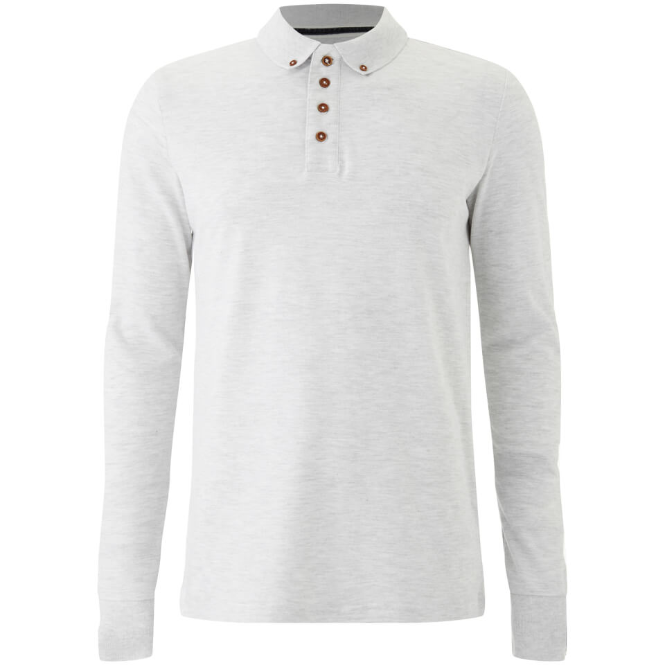Polo Manga Larga Brave Soul Lincoln Hombre Blanco Clothing