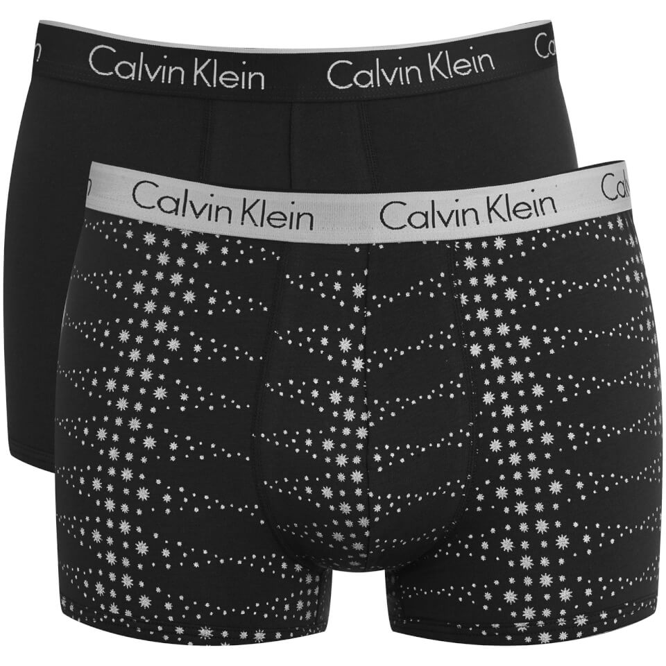 Calvin Klein Men's CK One Cotton Holiday 2 Pack Trunk Boxers