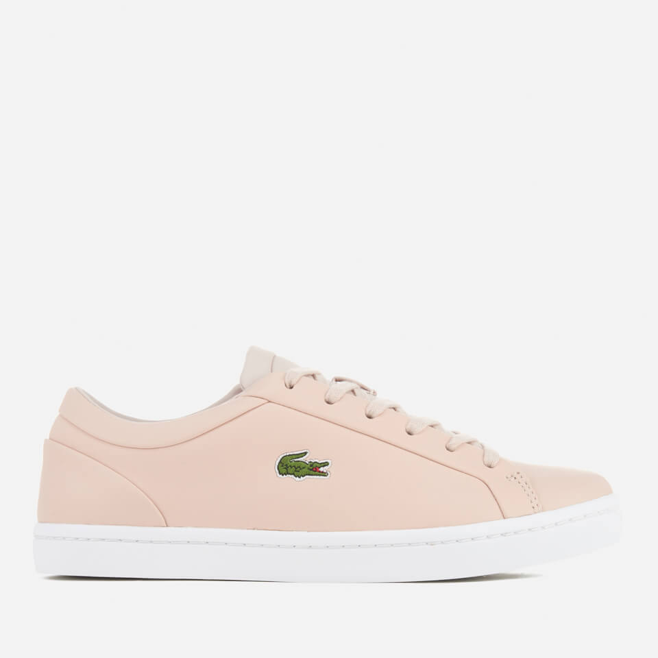 Lacoste Women's Straightset Lace 317 3 Cupsole Trainers - Light Pink ...