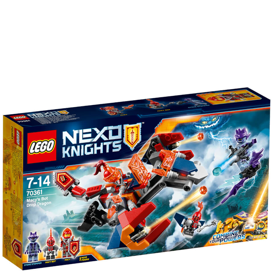 Lego Nexo Knights Macy S Bot Drop Dragon 70361 Pop In A Box Us
