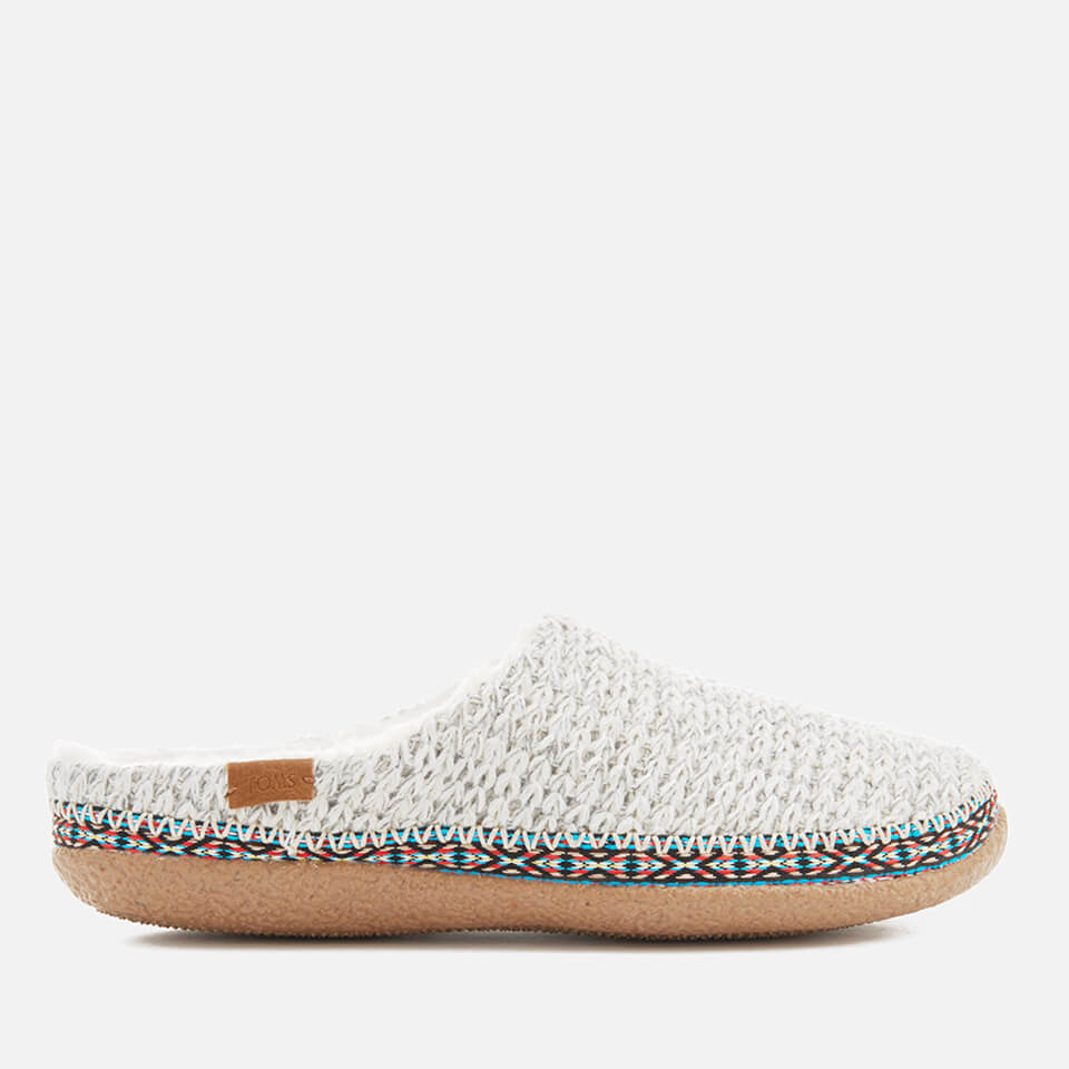 toms birch sweater knit slippers