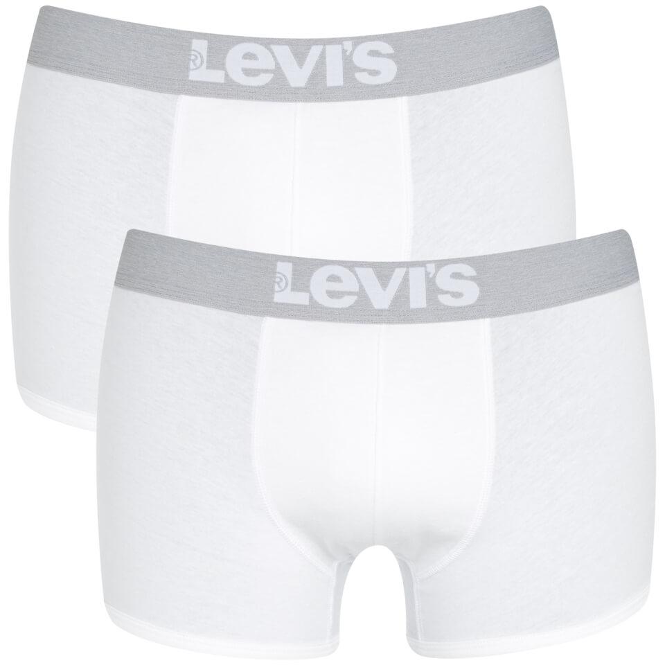 Levi's Men's 200SF 2Pack Trunks White Mens Underwear