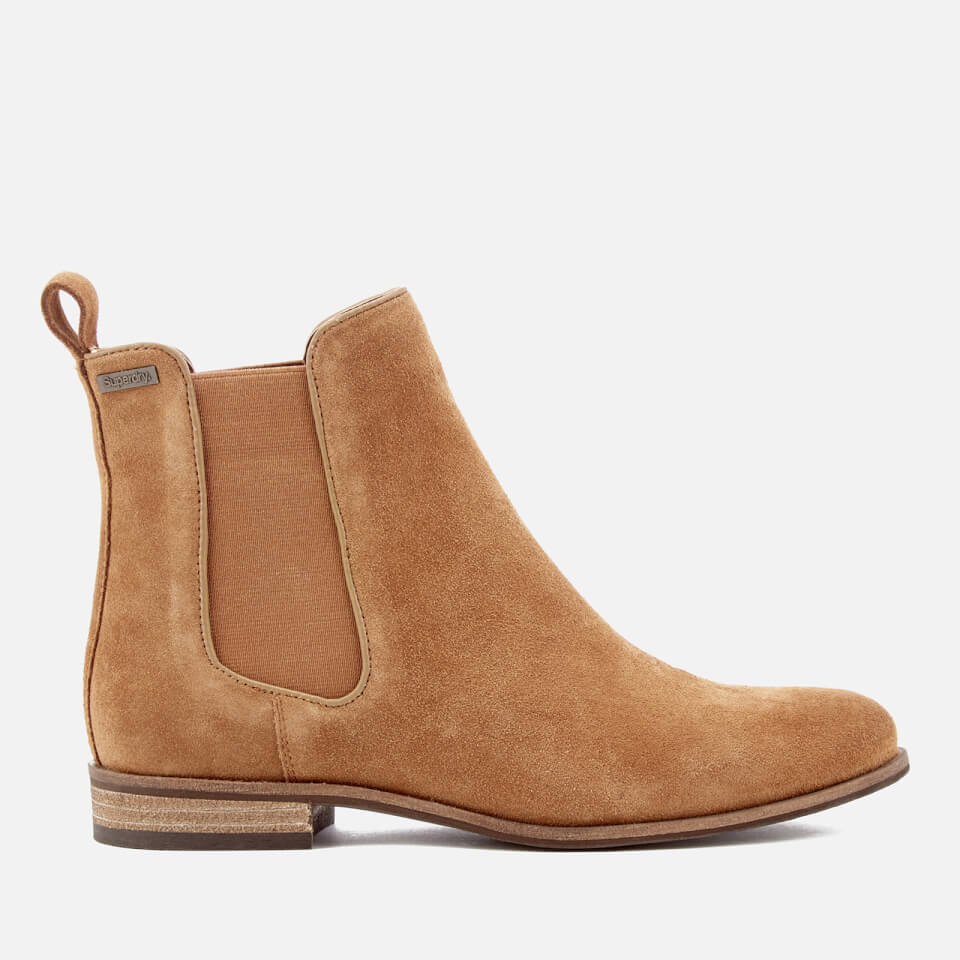 Superdry Women's Millie Suede Chelsea Boots - Rust Tan Womens Footwear ...