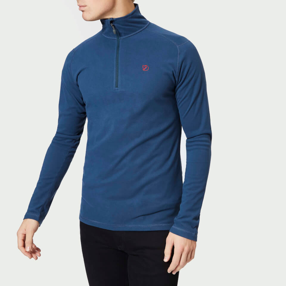 Download Fjallraven Men's Pine Half Zip Micro Fleece - Storm Mens ...