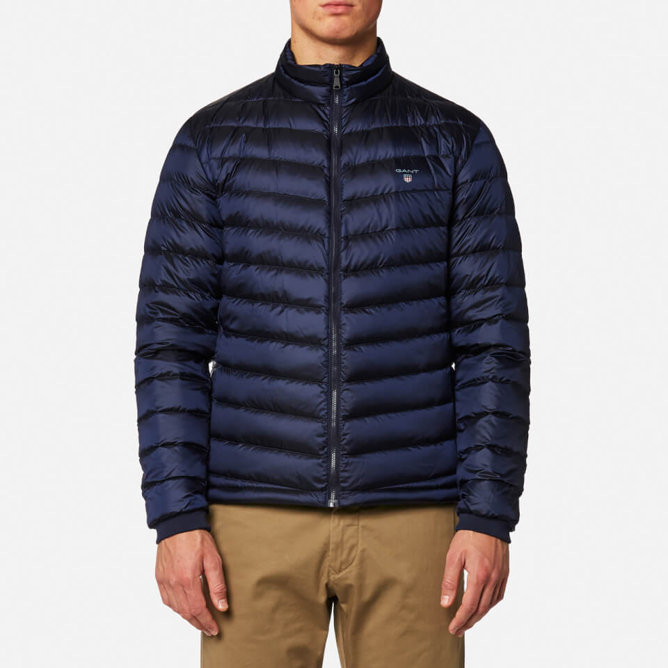 GANT Men's Airlight Down Jacket Evening Blue Clothing