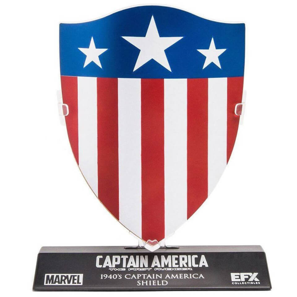 Escudo Marvel Capitán América 1940's - Réplica 1/6 (10 cm ...