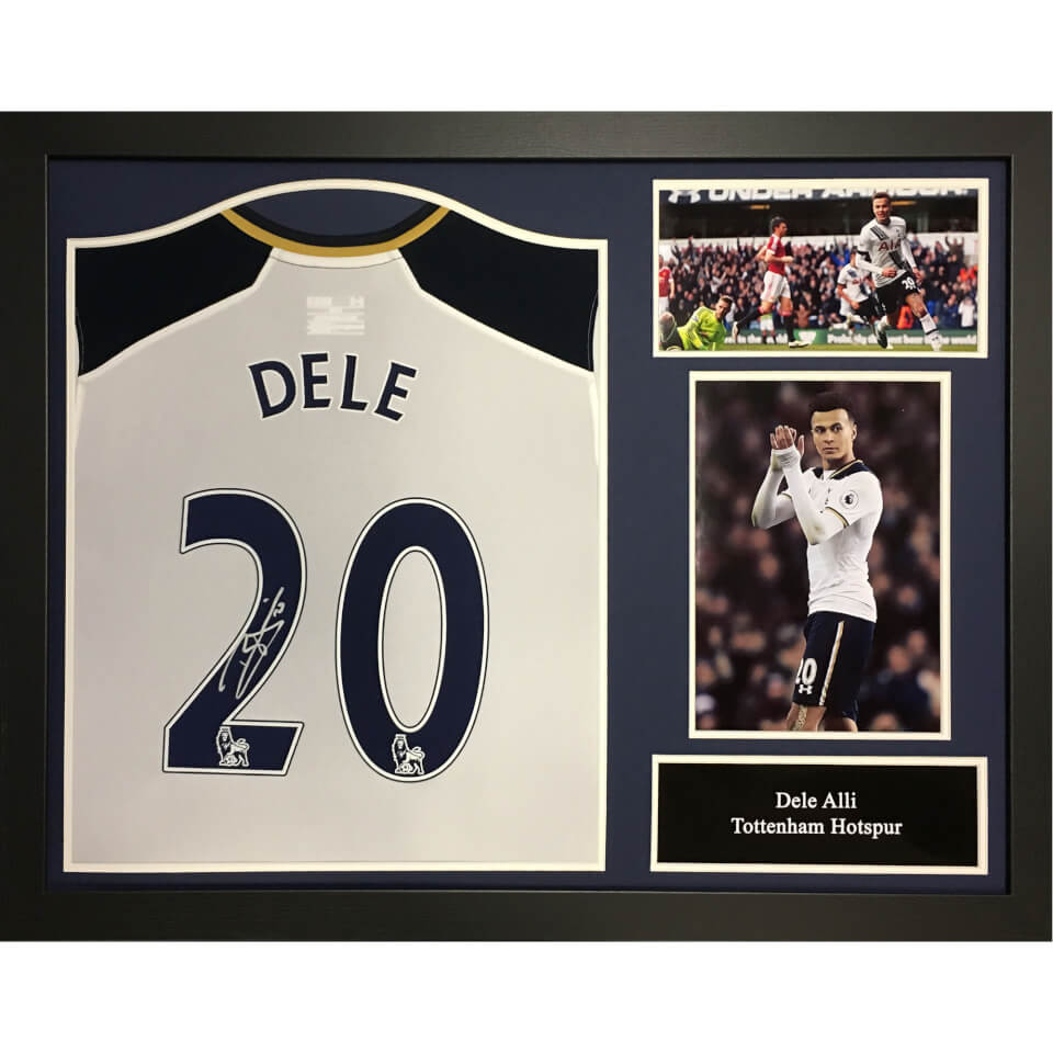 Dele Alli Signed And Framed Tottenham Hotspurs Shirt Merchandise Thehut Com