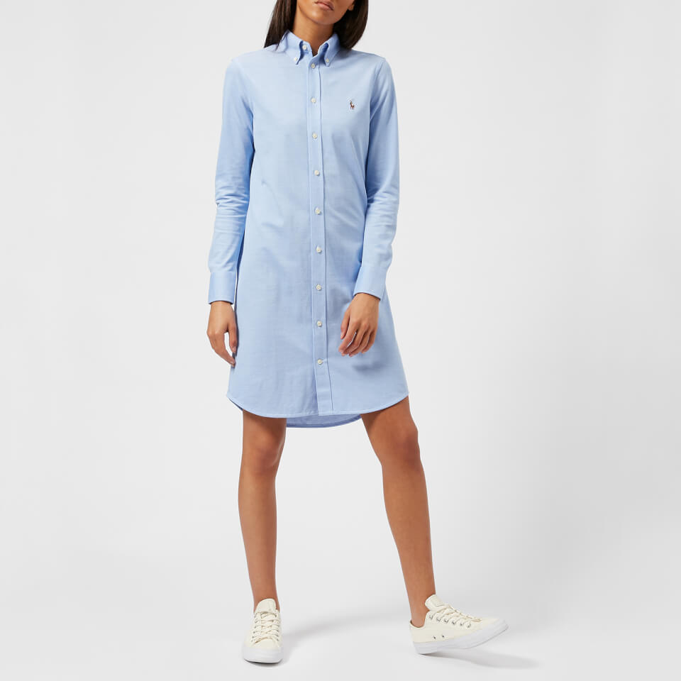 Polo Ralph Lauren Women s  Oxford Shirt  Dress  Blue Free 