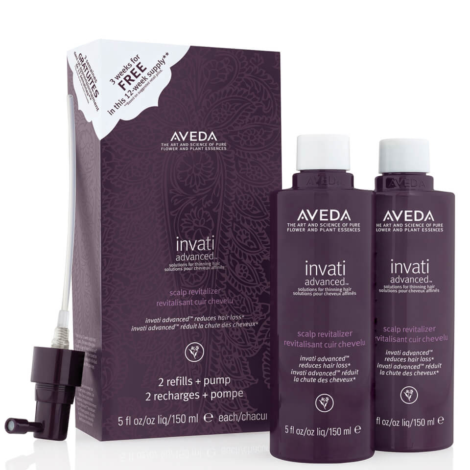 Aveda Invati Advanced Scalp Revitalizer Duo Pack 2 X 150ml Free