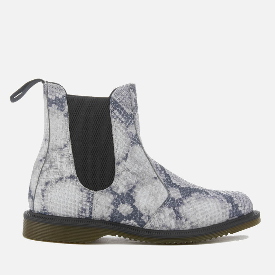 dr martens snake print black