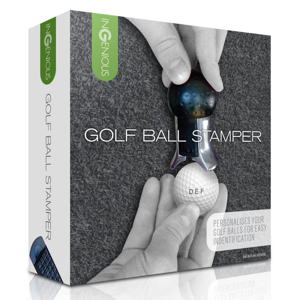 Golf Ball Stamper Black/Silver IWOOT UK