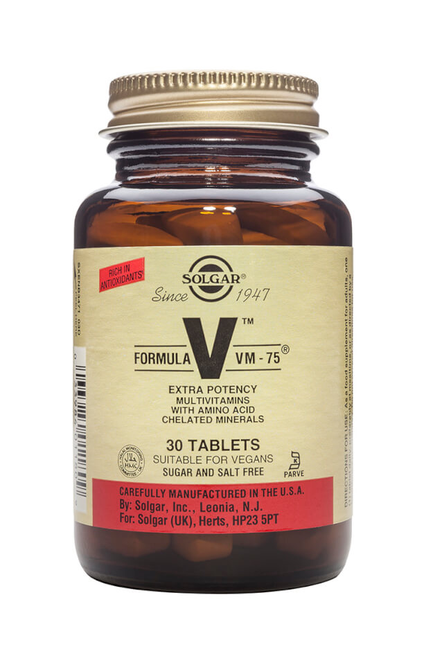 Buy Solgar® Formula VM 75 Vitamins - 30 Tablets ...
