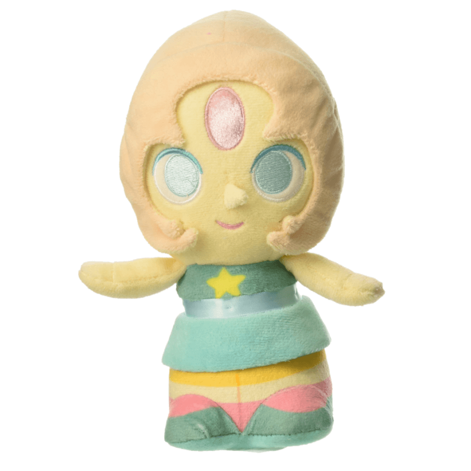 Steven Universe Pearl Supercute Plush Merchandise Zavvi Us Well sadly since steven universe is sadly over, i don't think we'll get any new merchandise of the characters of the show, which is a bummer because i would've loved to see plushies of rainbow 2.0, garnet, amethyst, pearl, ruby, sapphire and some of the uncorrupted gems from future. zavvi