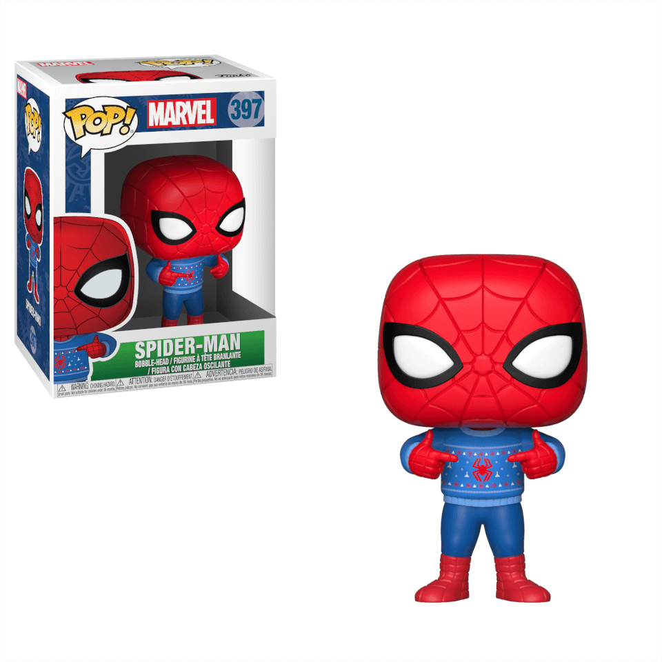 Figurines Pop Spider Man Et Pull Moche Marvel Noel Pop In A Box France Episode 141224 / 24 dec 2014. figurines pop spider man et pull moche marvel noel