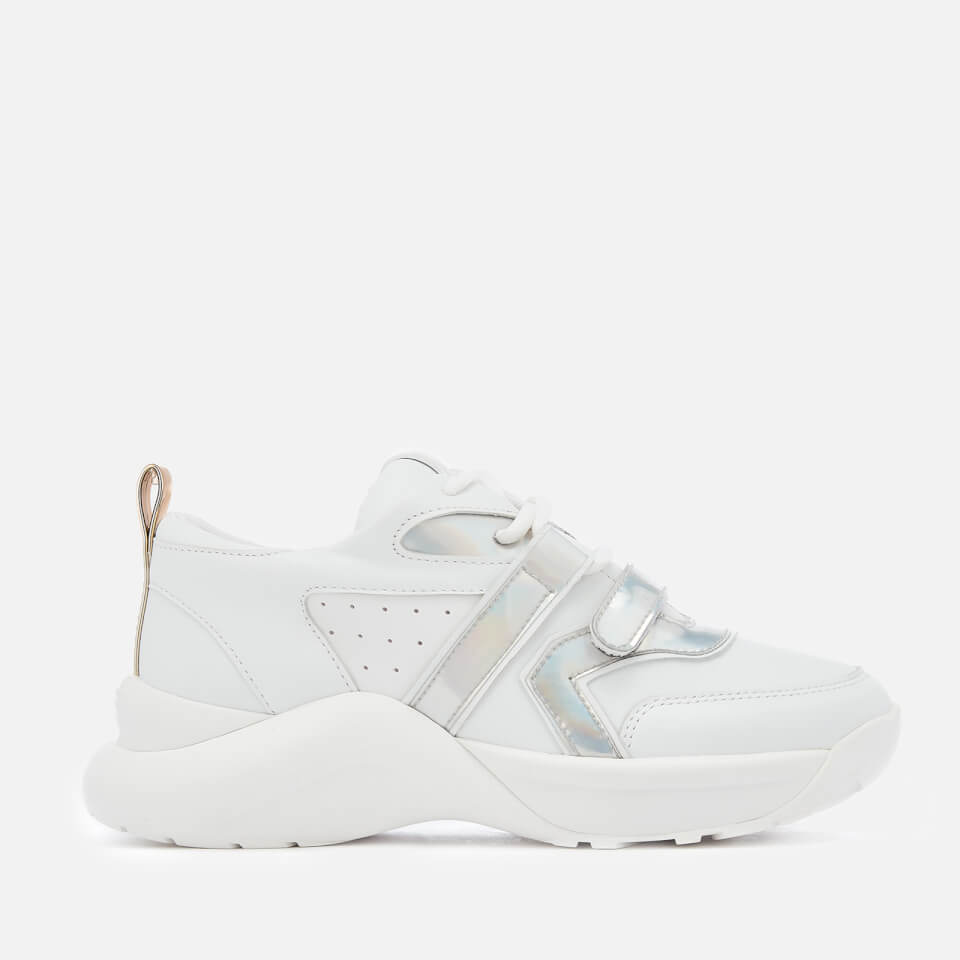 kurt geiger womens white trainers