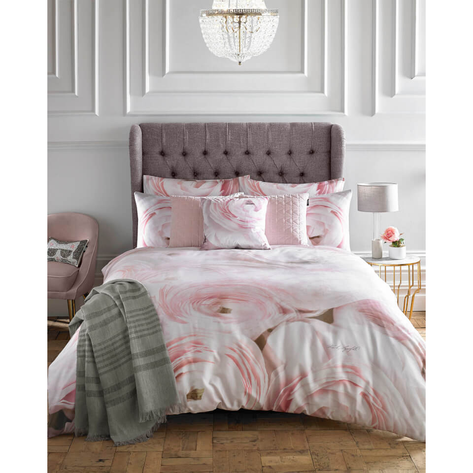 Karl Lagerfeld Rana Rose Duvet Cover Pink Homeware Thehut Com