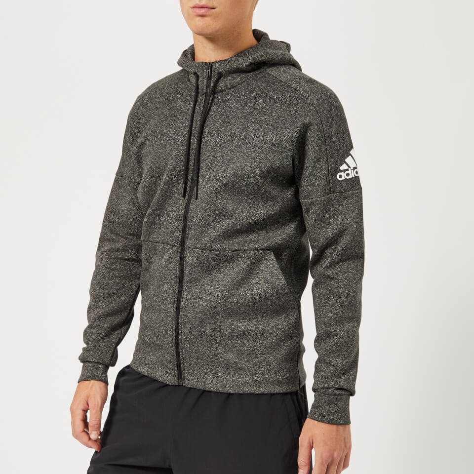 adidas Men's I.D Stadium Full Zip Hoody Stadium HeatherBlack adidas Men's I.D Stadium Full Zip Hoody Stadium HeatherBlack