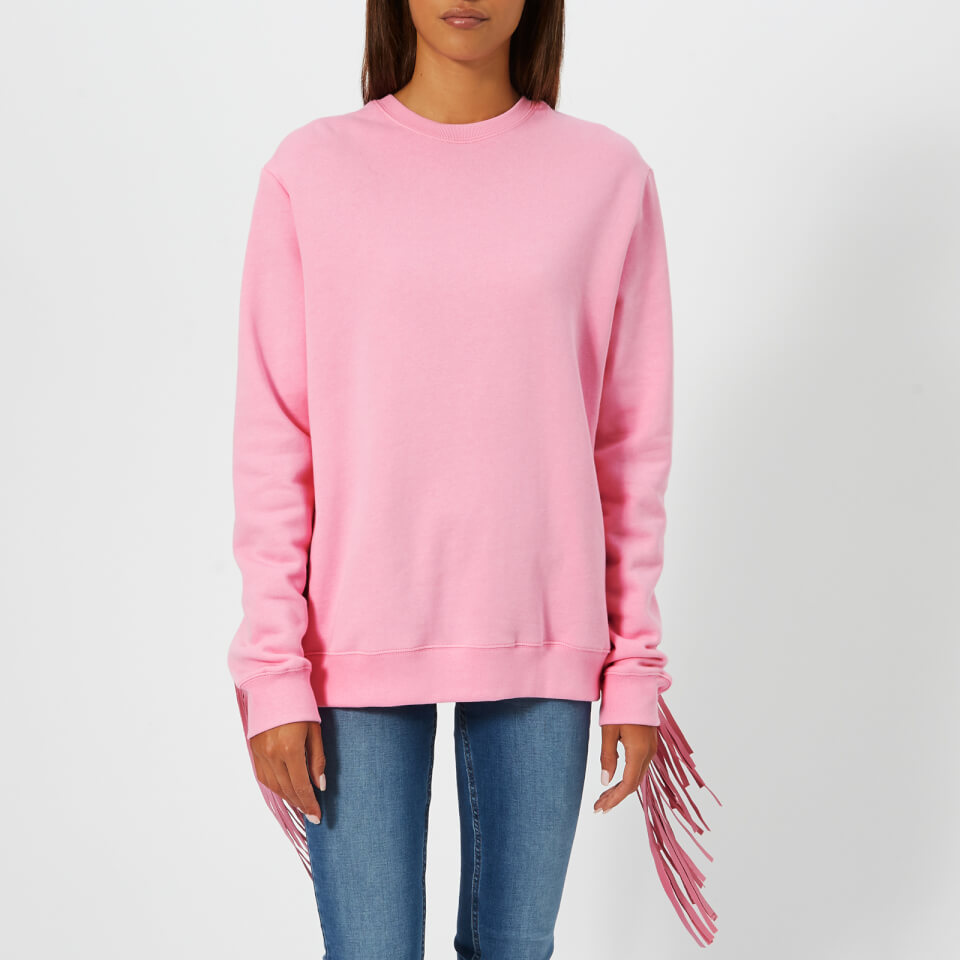 msgm fringe sweatshirt