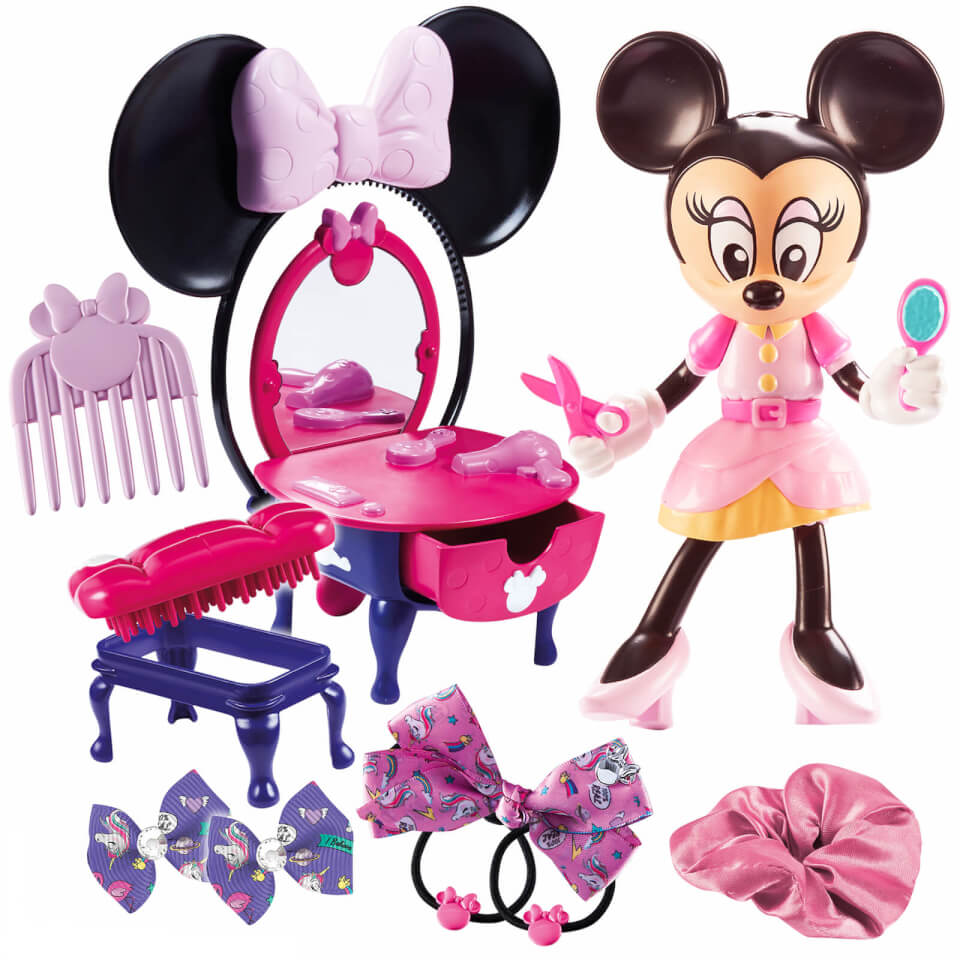 Little Live Pets Minnie Mouse Dressing Table and Hair Salon Set Toys Zavvi