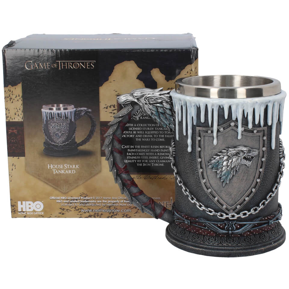 Game Of Thrones House Stark Tankard Gifts Zavvi Us