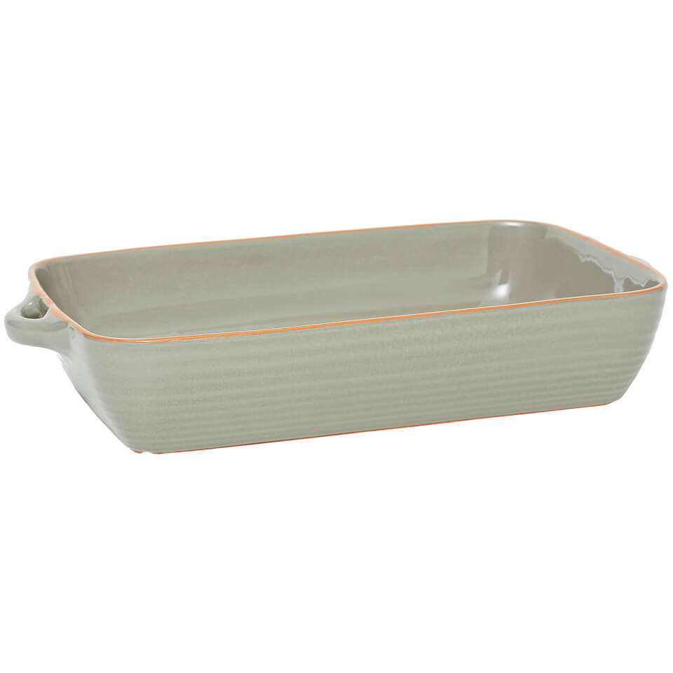 Jamie Oliver Terracotta 23cm X 35cm Baking Dish Warm Grey Jamie