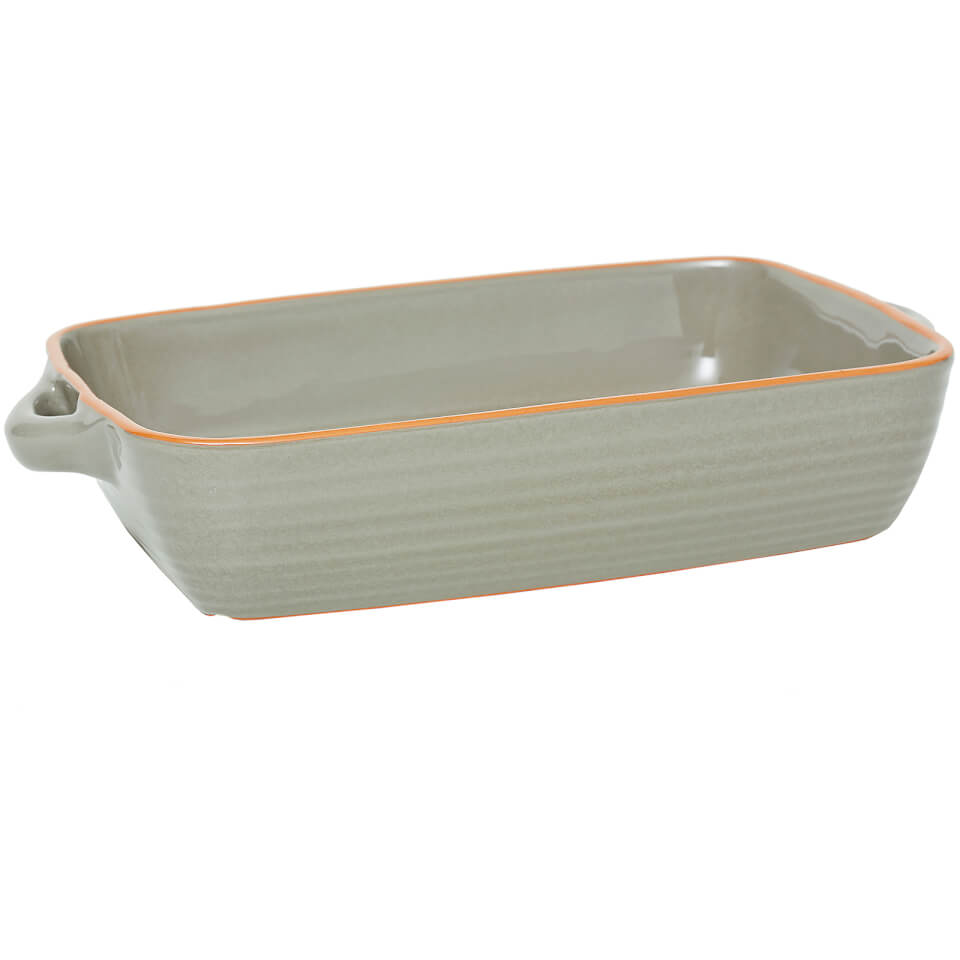 Jamie Oliver Terracotta 19cm x 28cm Baking Dish Warm Grey Jamie