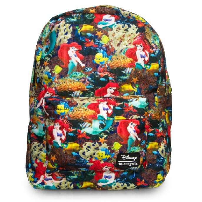 Loungefly Disney The Little Mermaid Ariel Photo Real Backpack Merchandise Zavvi UK