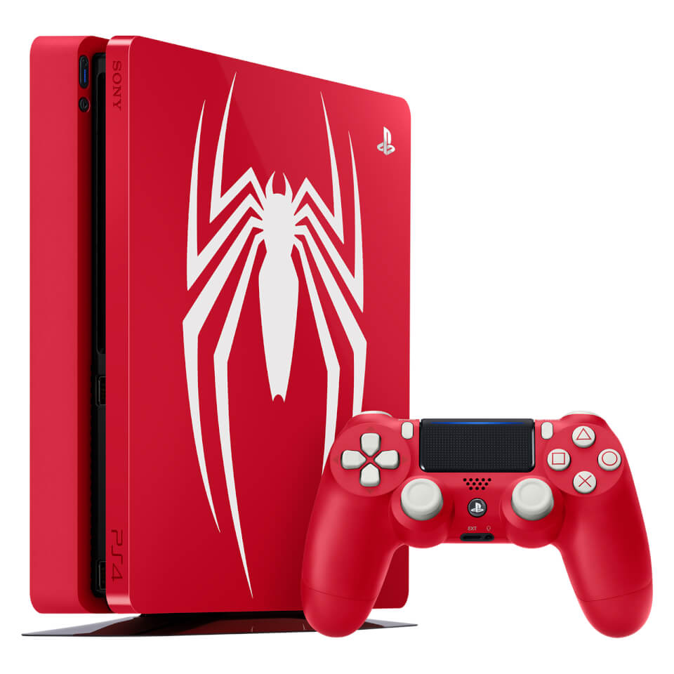 Playstation 4 1TB Limited Edition Amazing Red from Marvel ...