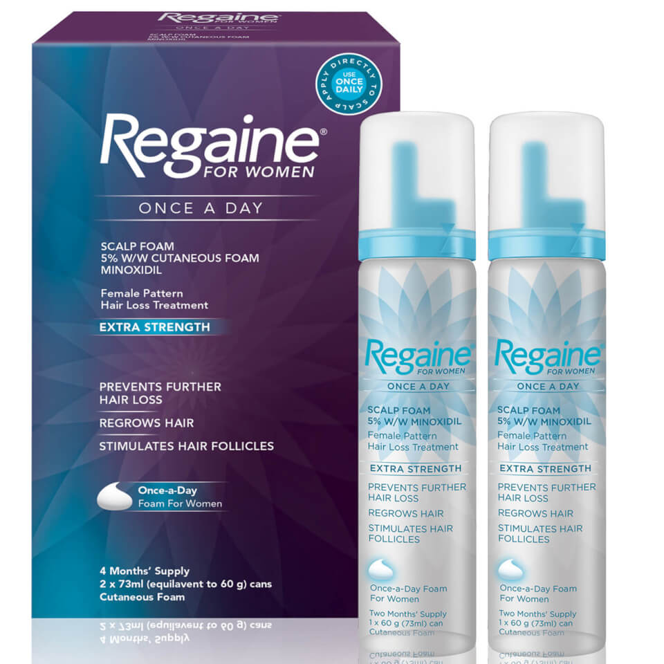 Regaine Women's 5% Foam 2 x 60g | HQ Hair
