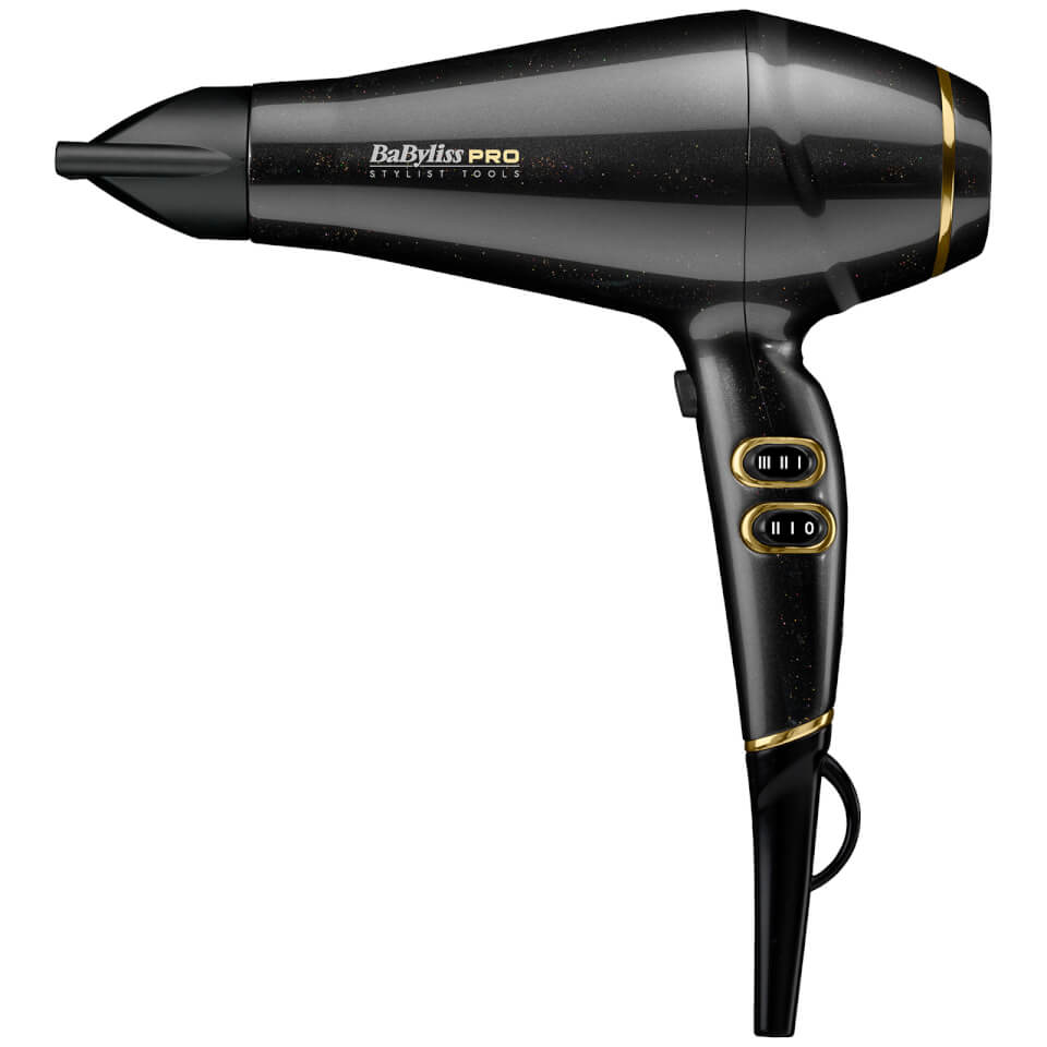 BaByliss PRO Keratin Lustre Hair Dryer - Black Shimmer ...