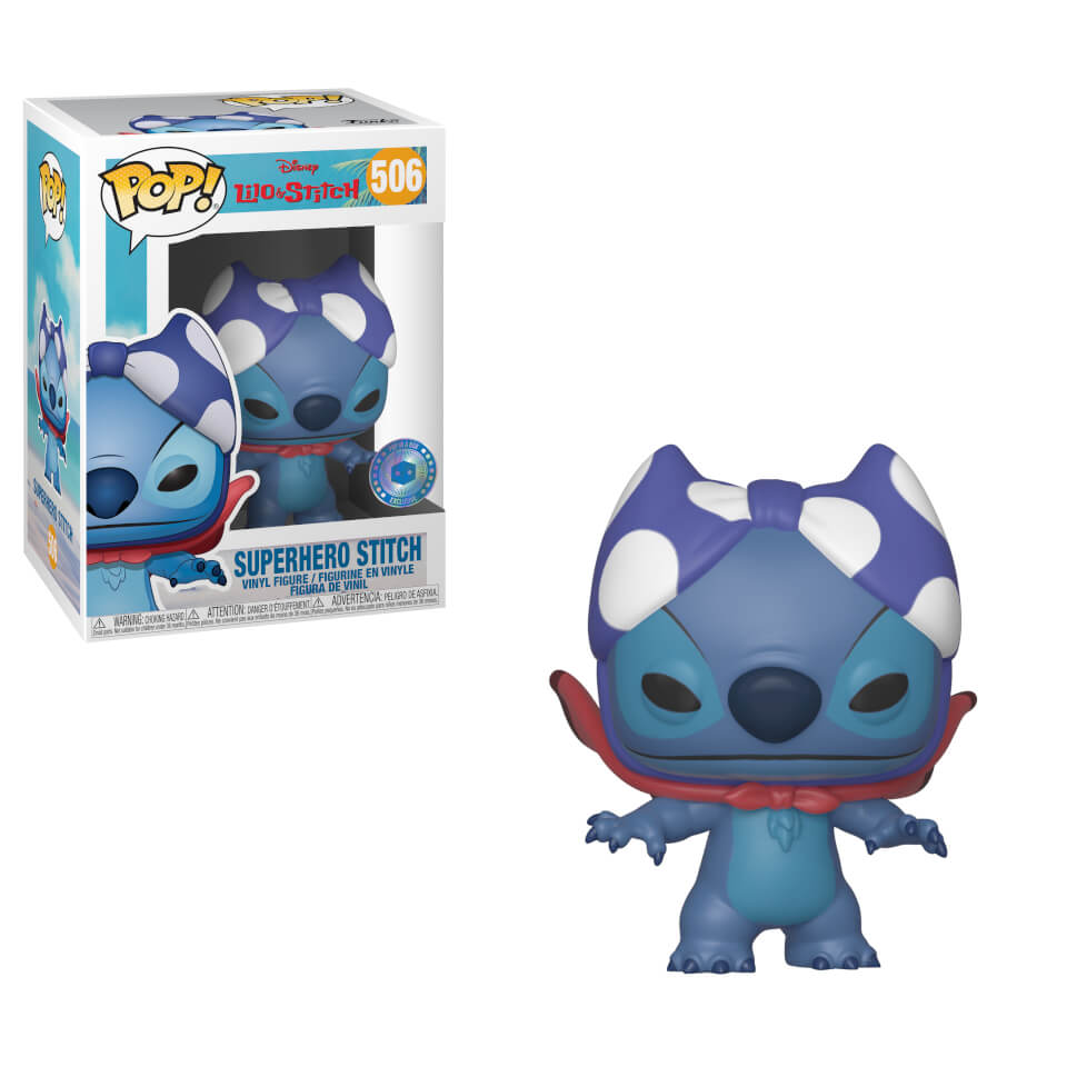 PIAB EXC Superhero Stitch Disney Pop! Vinyl Figure | Pop In A Box US