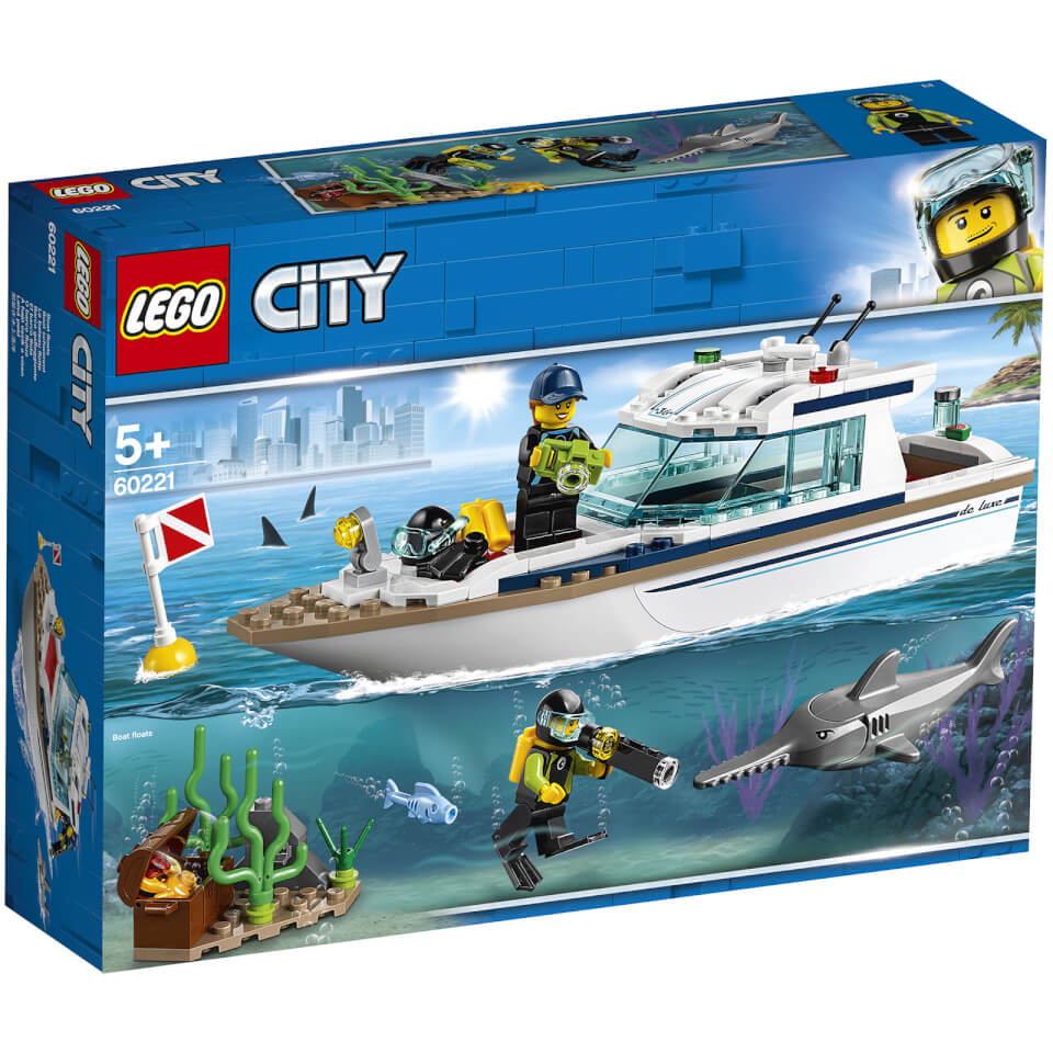 lego city great vehicles diving yacht 60221