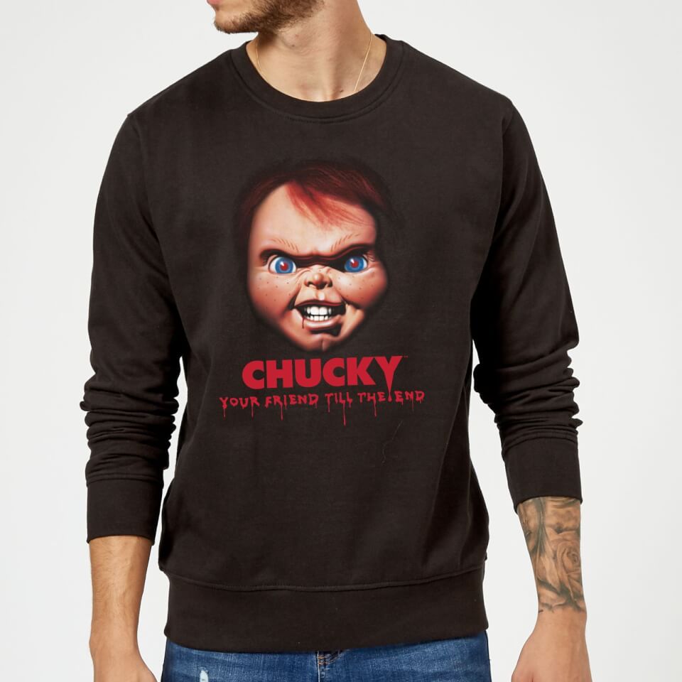 Chucky Friends Till The End Sweatshirt - Black Clothing - Zavvi UK