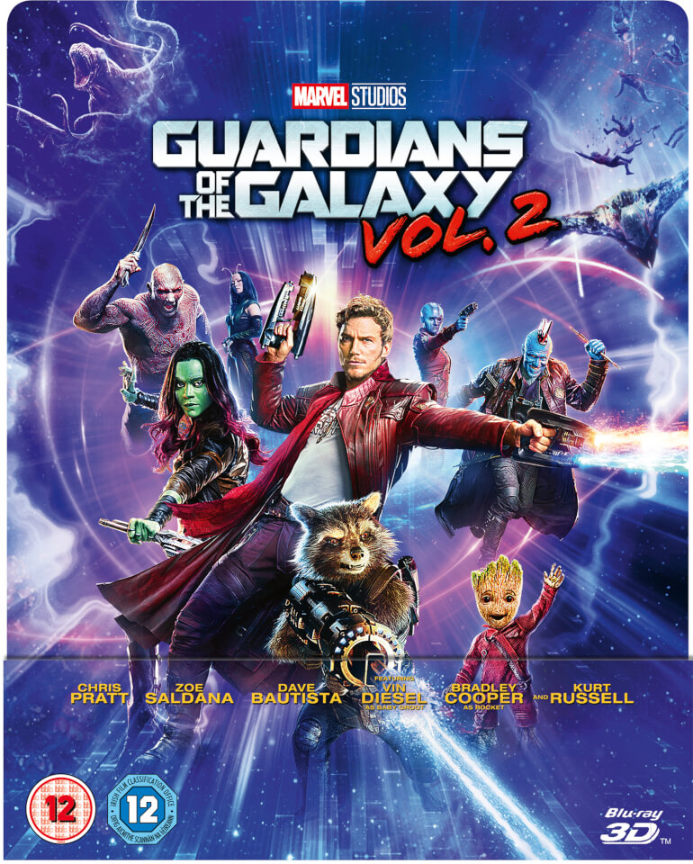 Guardians Of The Galaxy Vol 2 3d Zavvi Exclusive Lenticular