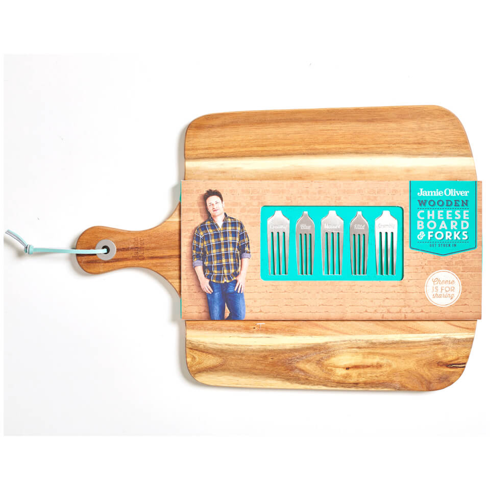 Jamie Oliver Cheese Board with Cheese Forks Jamie Oliver Shop