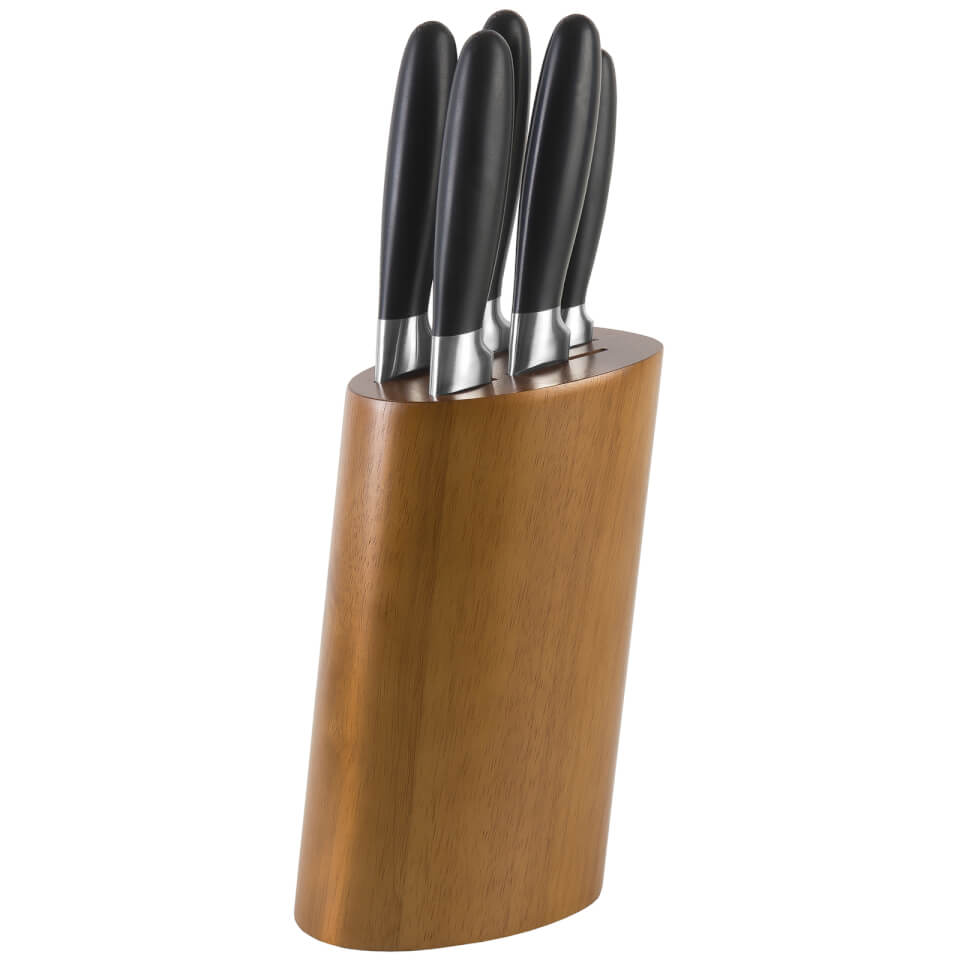 Jamie Oliver Everyday 5 Piece Knife Block Jamie Oliver Shop