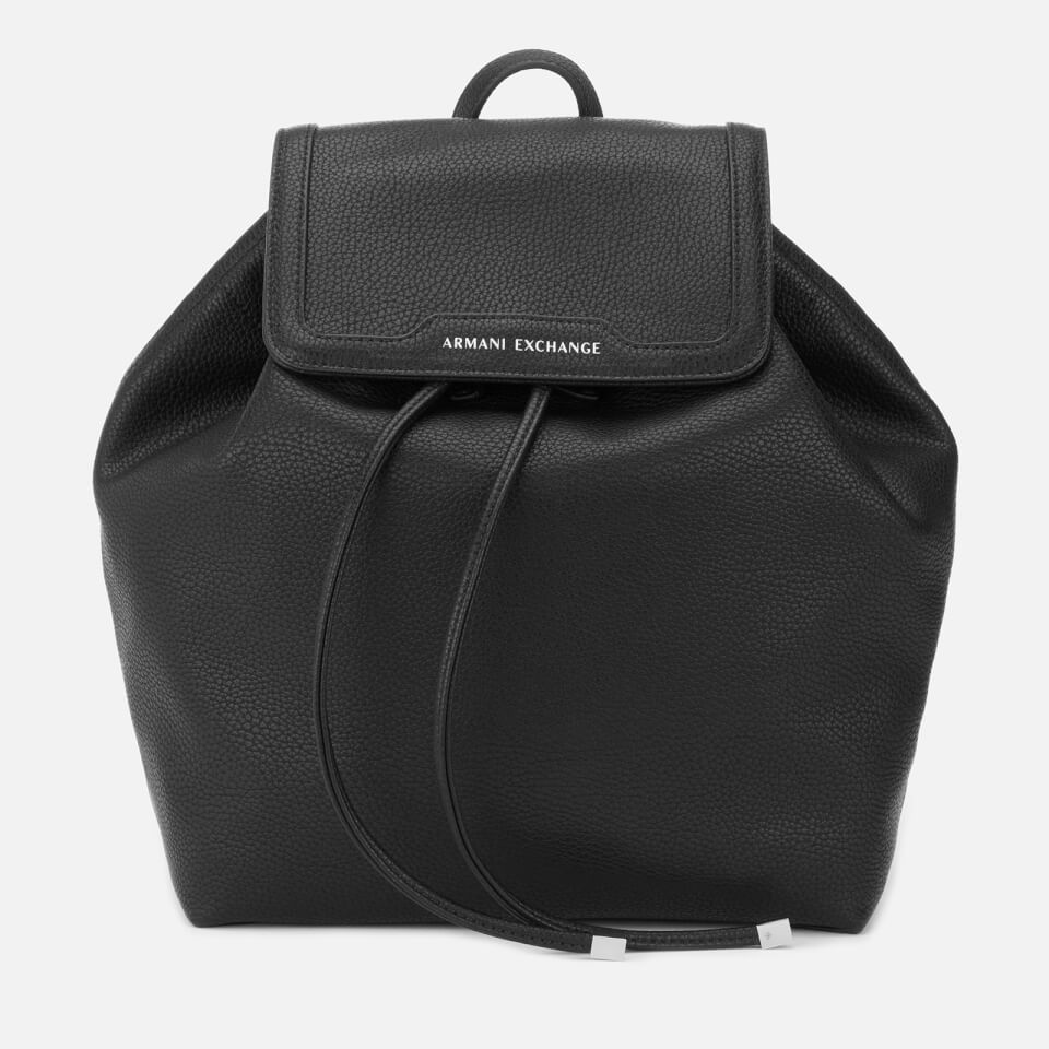 armani exchange backpack leather