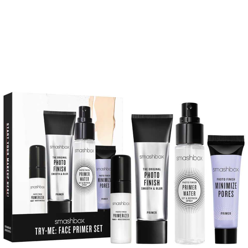 Smashbox Try Me Face Primer Set Worth 37 50 Lookfantastic Shop for smashbox primer in smashbox. smashbox try me face primer set worth 37 50