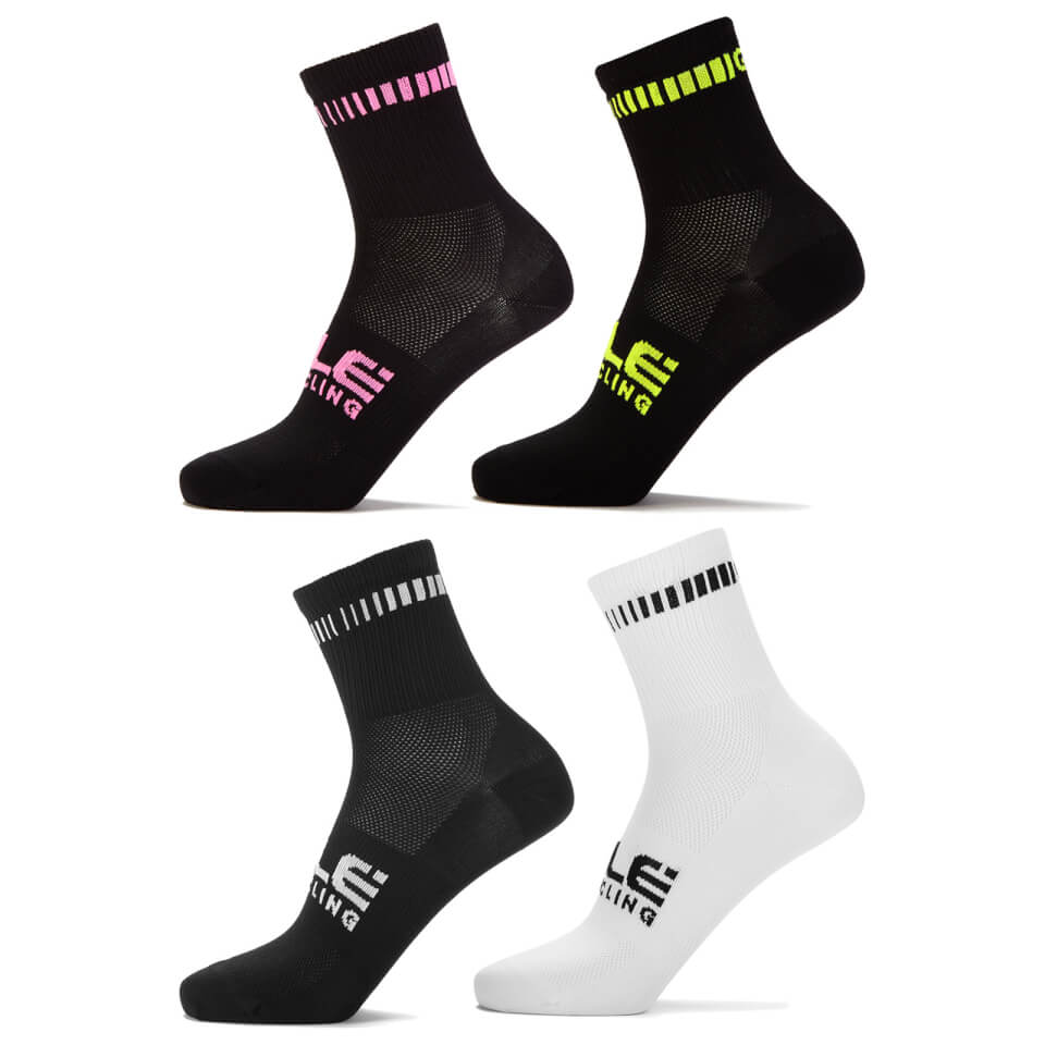 Alé - Q-skin | Strømper Ale Logo Q-skin socks - Yellow fluo | Strømper