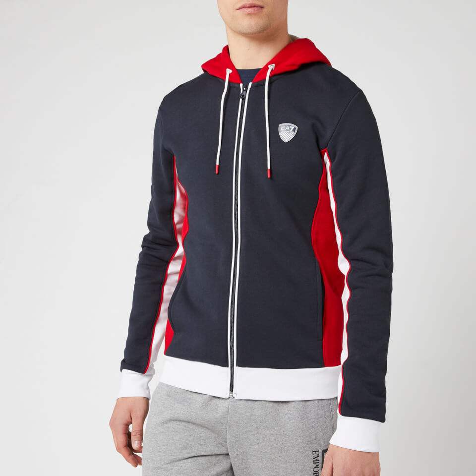Emporio Armani EA7 Men's Tennis Classic Hoody Night Blue Mens