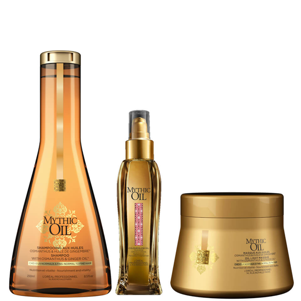 L Oreal Professionnel Mythic Oil Shampoo Masque And Colour Glow