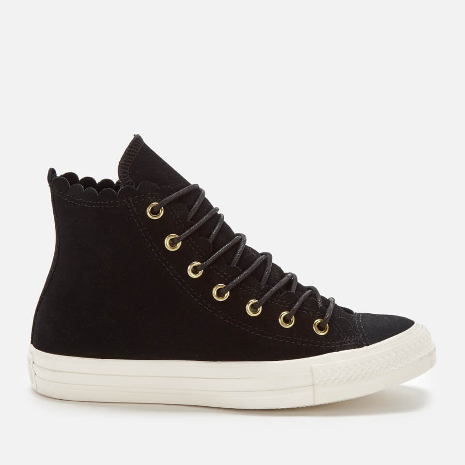 Converse Women's Chuck Taylor All Star Scalloped Edge Hi-Top Trainers ...