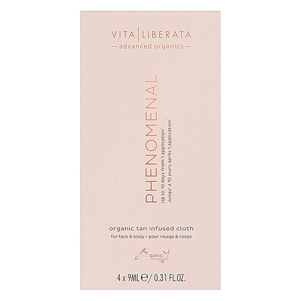 Vita Liberata Phenomenal Organic Infused Tan Cloths 2 Pack