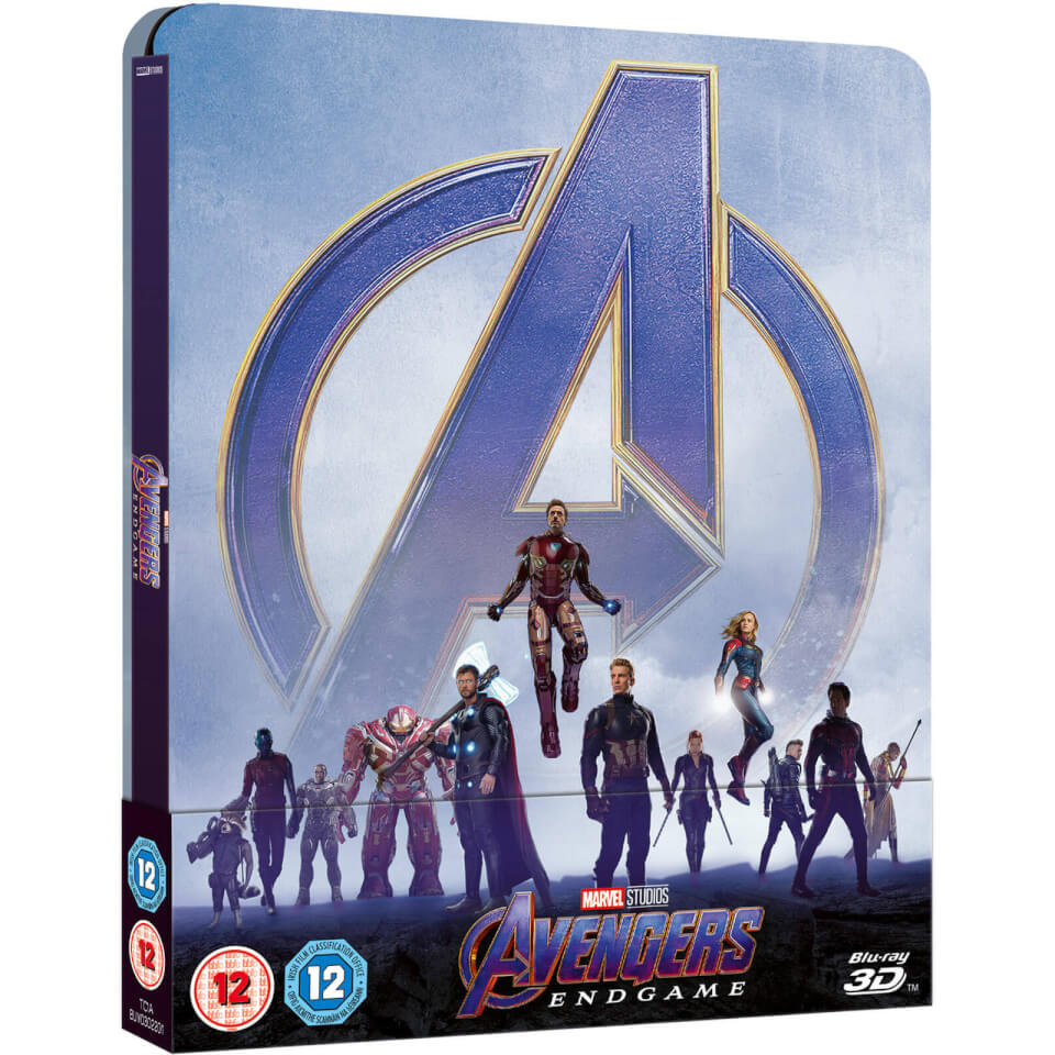 Avengers Endgame Zavvi Uk Exclusive 3d Steelbook Includes 2d