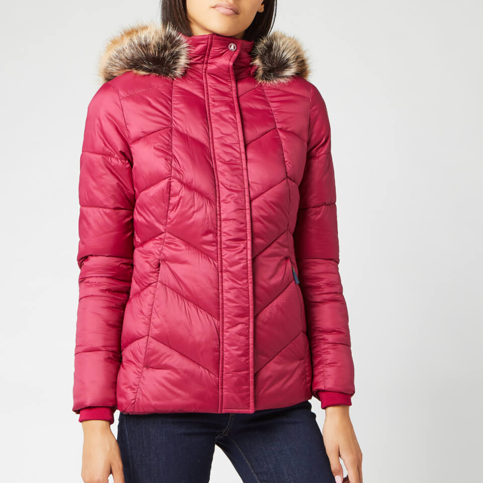 barbour down hall quilted jacket