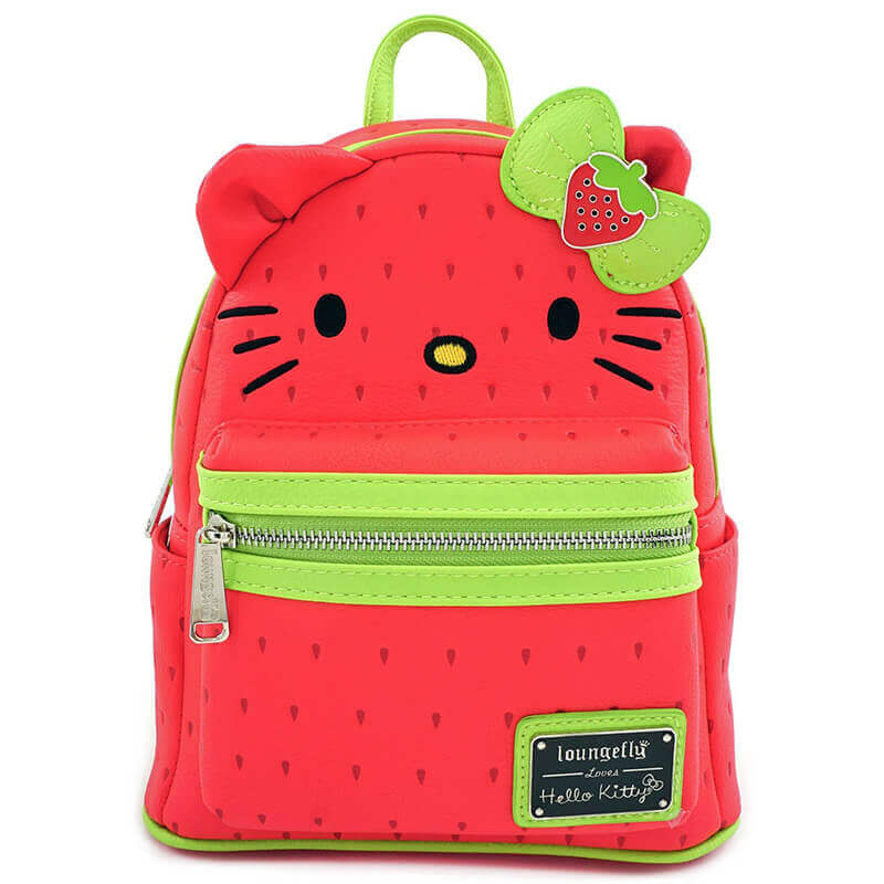 loungefly sanrio hello kitty strawberry mini backpack