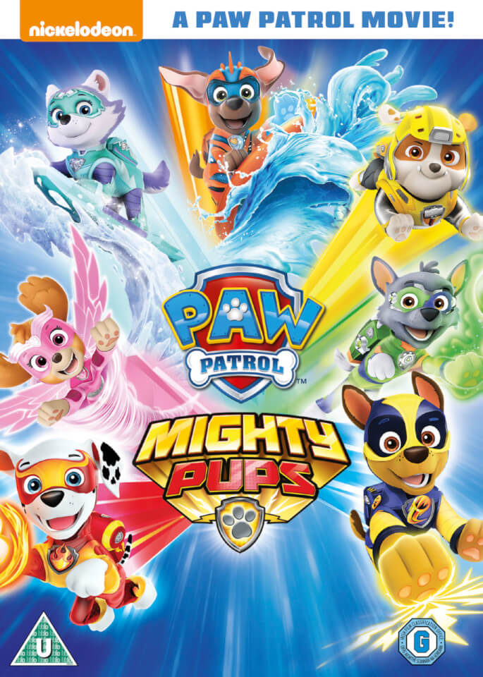 Paw Patrol: Mighty Pups DVD | Zavvi France